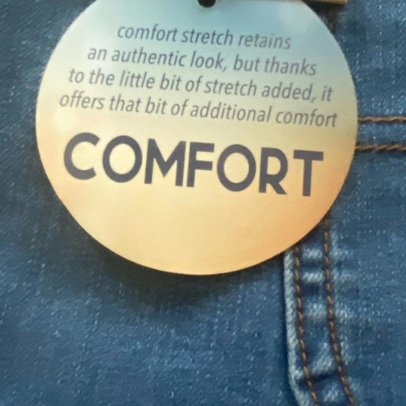 !It Jill Comfort Drawstring High-Rise Cuff Denim Blue Jean Shorts Size 14 NWT - Picture 8 of 10